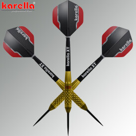 Karella Steel Darts Commander Gold 90% Tungsten Steeltip Darts Steeldart