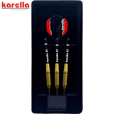 Karella Steel Darts Commander Gold 90% Tungsten Steeltip Darts Steeldart 22 g