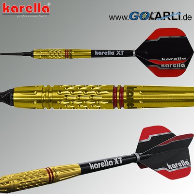 Karella Soft Darts Commander Gold 90% Tungsten Softtip Darts Softdart