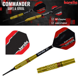 Karella Soft Darts Commander Gold 90% Tungsten Softtip Darts Softdart 20 g