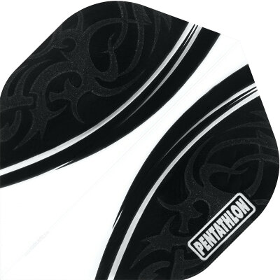 Pentathlon Dart Flight Colour Plus Standard Transparent F1658 Klar 1 Set