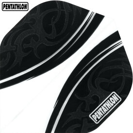 Pentathlon Dart Flight Colour Plus Standard Transparent F1658 Klar 5 Sets