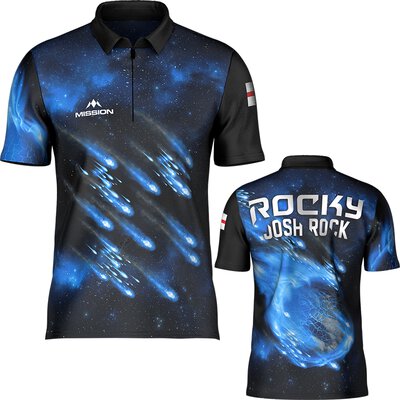 Mission Darts Josh Rock Matchshirt Dart Shirt Dartshirt Trikot Design 2022