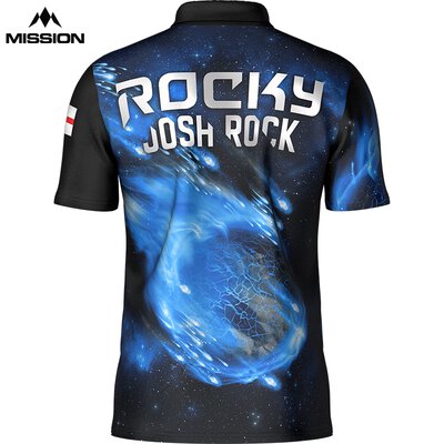 Mission Darts Josh Rock Matchshirt Dart Shirt Dartshirt Trikot Design 2022