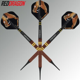 Red Dragon Soft Darts Peter Wright Copper Fusion 90% Tungsten Softtip Dart Softdart 20 g