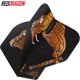 Red Dragon Peter Wright Snakebite Black & Bronze Snake Hardcore Flights Standard Dart Flight Neuheit 2023 TF6870