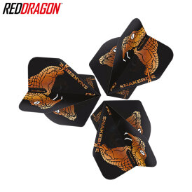 Red Dragon Peter Wright Snakebite Black & Bronze Snake Hardcore Flights Standard Dart Flight Neuheit 2023 TF6870