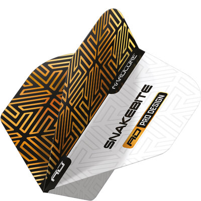 Red Dragon Peter Wright Snakebite White & Bronze Hardcore Flights Standard Dart Flight Neuheit 2023 TF6873