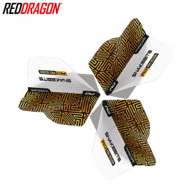 Red Dragon Peter Wright Snakebite White & Bronze Hardcore Flights Standard Dart Flight Neuheit 2023 TF6873