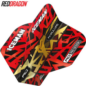 Red Dragon Gerwyn Price The Iceman Hardcore Standard Dart Flight Neuheit 2023 verschiedene Designs