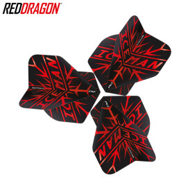 Red Dragon Gerwyn Price The Iceman Red Hardcore Standard Dart Flight Neuheit 2023 TF6872