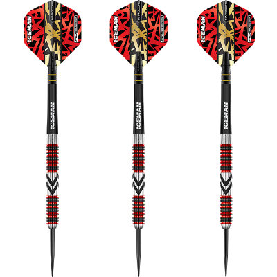 Red Dragon Steel Darts Gerwyn Price Iceman Firebird 90% Tungsten Steeltip Dart Steeldart 23 g