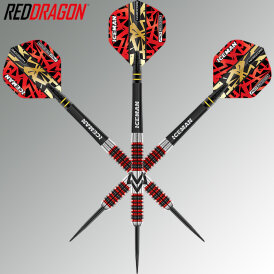 Red Dragon Steel Darts Gerwyn Price Iceman Firebird 90% Tungsten Steeltip Dart Steeldart 23 g