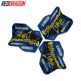 Red Dragon Luke Humphries Cool Hand Hardcore Standard Dart Flight Neuheit 2023 verschiedene Designs