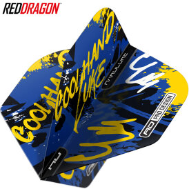 Red Dragon Luke Humphries Cool Hand Hardcore Standard Dart Flight Neuheit 2023 verschiedene Designs