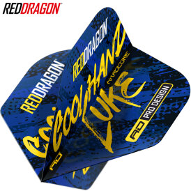 Red Dragon Luke Humphries Cool Hand Blue Hardcore Standard Dart Flight Neuheit 2023 TF6864