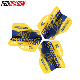 Red Dragon Luke Humphries Cool Hand Yellow Hardcore Standard Dart Flight Neuheit 2023 TF6865