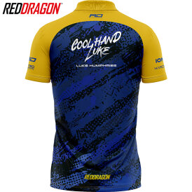 Red Dragon Darts Luke Humphries Cool Hand Pro Tour Player Shirt Matchshirt Dart Shirt Trikot Design 2023 Größe 2XL