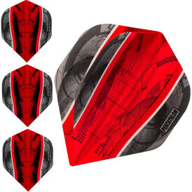Pentathlon Dart Flight Silver Edge Transparent Dartflights verschiedene Farben
