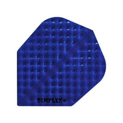 Harrows Dart Dimplex Plain Dart Flight speziell laminiert F0173 Blau 5 Sets
