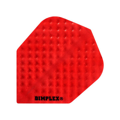 Harrows Dart Dimplex Plain Dart Flight speziell laminiert F0175 Rot 10 Sets