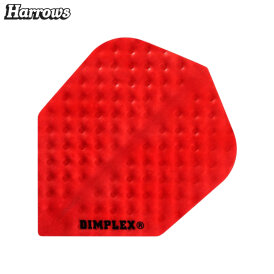 Harrows Dart Dimplex Plain Dart Flight speziell laminiert F0175 Rot 10 Sets