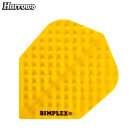 Harrows Dart Dimplex Plain Dart Flight speziell laminiert F0210 Gelb 3 Sets