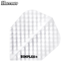 Harrows Dart Dimplex Plain Dart Flight speziell laminiert F1728 Weiß 1 Set