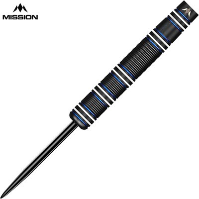 Mission Darts Steel Darts Alan Soutar Soots Black 90% Tungsten Steeltip Darts Steeldart 24 g