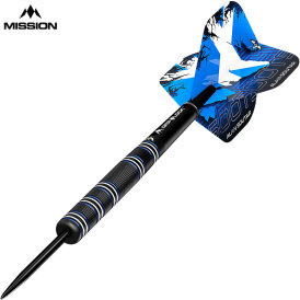 Mission Darts Steel Darts Alan Soutar Soots Black 90% Tungsten Steeltip Darts Steeldart 24 g