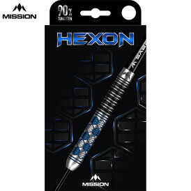 Mission Darts Steel Darts Hexon 90% Tungsten Steeltip Darts Steeldart 21 g