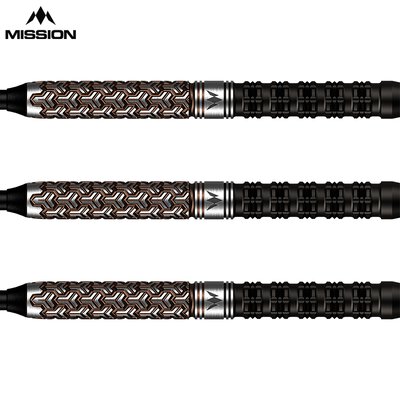 Mission Darts Soft Darts Archon 97,5% Tungsten Black & Bronze Softtip Darts Softdart 18 g