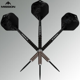 Mission Darts Steel Darts Archon 97,5% Tungsten Black & Bronze Steeltip Darts Steeldart 22 g