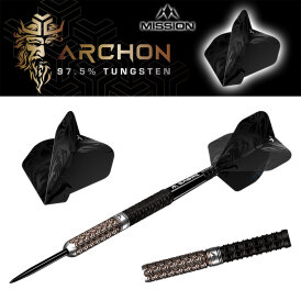 Mission Darts Steel Darts Archon 97,5% Tungsten Black & Bronze Steeltip Darts Steeldart 24 g