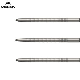 Mission Dart Steel Tip Ripple Dart Points Dart Wechsel- Spitzen Silber 32 mm
