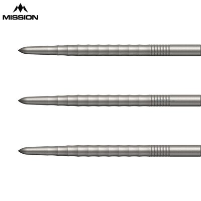 Mission Dart Steel Tip Ripple Dart Points Dart Wechsel- Spitzen Silber 36 mm
