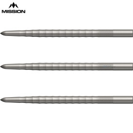 Mission Dart Steel Tip Ripple Dart Points Dart Wechsel- Spitzen Silber 40 mm