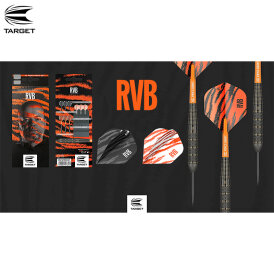 Target Dart Pro Ultra RVB Brass Nr.2 Dart Flight Raymond van Barneveld Dartflights Design 2023 Orange
