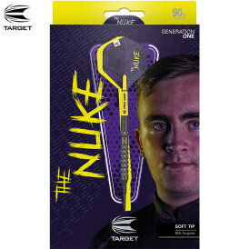 Target Soft Darts Luke Littler The Nuke G1 90% Tungsten Softtip Dart Softdart 19 g