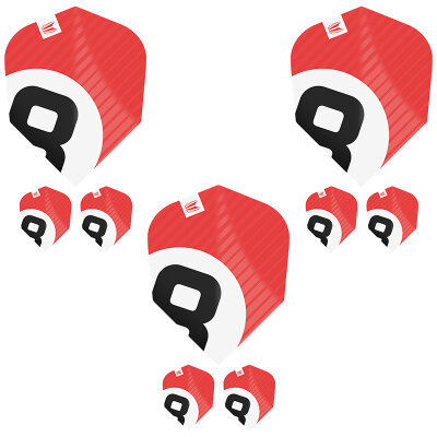Target Chicane Pro Ultra Dart Flight - Dartflights Design 2023 Nr. 6 Rot 3 Sets