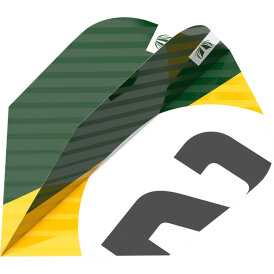 Target Chicane Pro Ultra Dart Flight - Dartflights Design 2023 Ten-X Grün 3 Sets