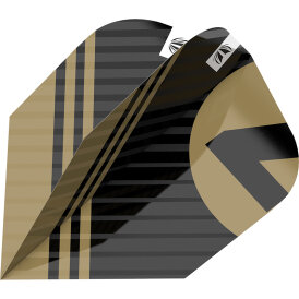 Target Chicane Pro Ultra Dart Flight - Dartflights Design 2023 Ten-X Schwarz 3 Sets