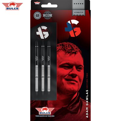 BULLS NL Steel Darts Adam Gawlas E2 Matchdart 90% Tungsten Steeltip Darts Steeldart
