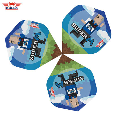 BULLS NL Darts Player 100 Flight Mario Vandenbogaerde Cartoon Std. Flights Dartflight 2023