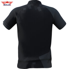 BULL´S NL Darts Plain Black - Schwarz Dart Polo Dart Shirt Trikot Design 2023