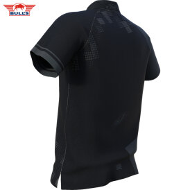 BULL´S NL Darts Plain Black - Schwarz Dart Polo Dart Shirt Trikot Design 2023 Größe M