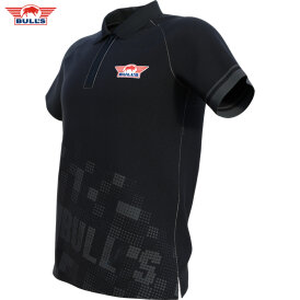BULL´S NL Darts Plain Black - Schwarz Dart Polo Dart Shirt Trikot Design 2023 Größe L