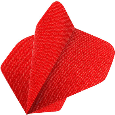 Designa Dart Flight Fabric Rip Stop Stoff Nylon Longlife Dartflights F0422 Rot 10 Sets