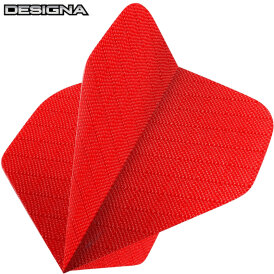 Designa Dart Flight Fabric Rip Stop Stoff Nylon Longlife Dartflights F0422 Rot 10 Sets