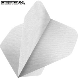 Designa Dart Flight Fabric Rip Stop Stoff Nylon Longlife Dartflights F0423 Weiß 1 Set